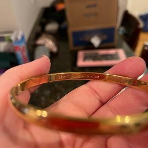 Kate Spade thin gold bangle